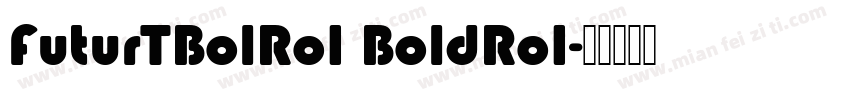 FuturTBolRo1 BoldRo1字体转换